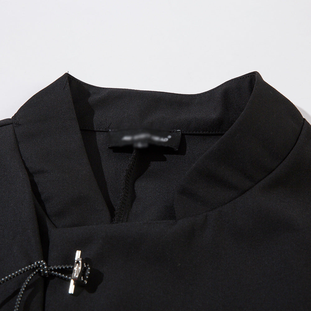 Short Sleeve Loose Lapel Shirt For Men