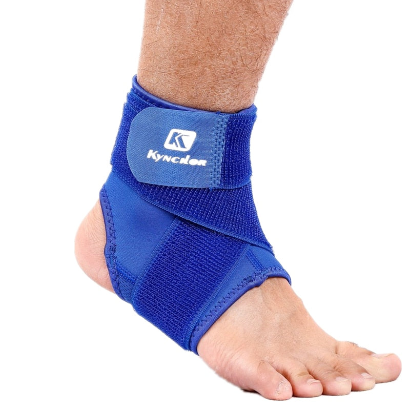 1 Pcs Professional Ankle Support High Quality Adjustable Elastic Anti Sprain Ankle Protector Sport Fitness Ankle Guard Bandage Enfom Clothing