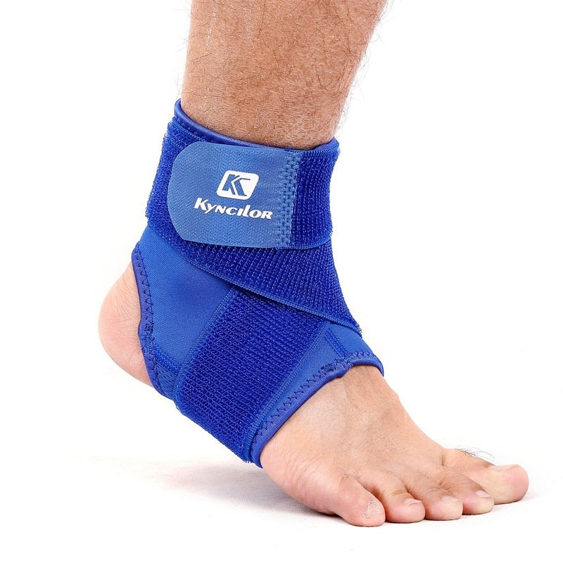 1 Pcs Professional Ankle Support High Quality Adjustable Elastic Anti Sprain Ankle Protector Sport Fitness Ankle Guard Bandage Enfom Clothing