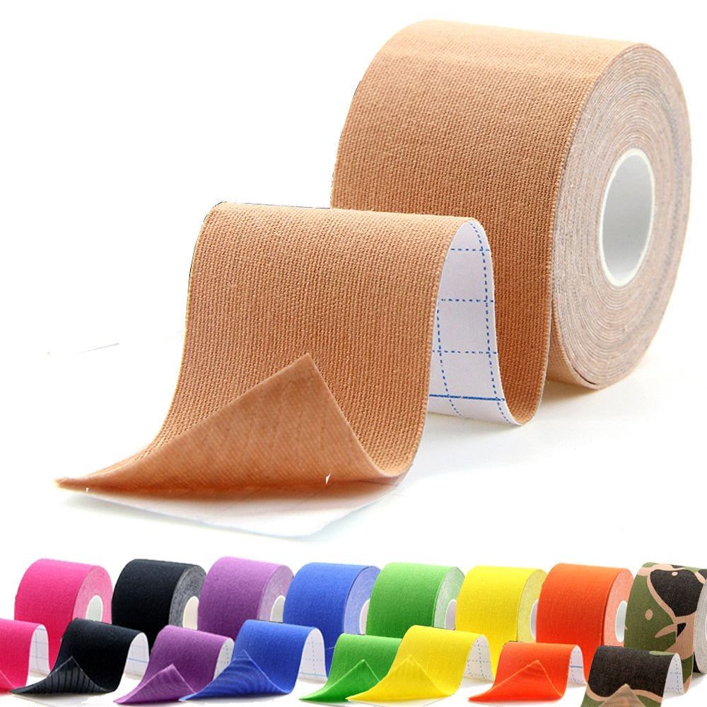 1 Roll Sport Tape Elastic Bandage Adhesive Bandages Cotton 5cm*5m Enfom Clothing