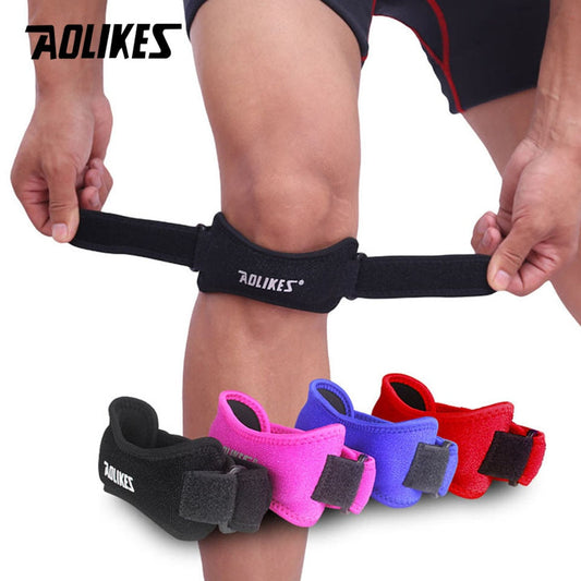 1PCS Adjustable Knee Patellar Tendon Support Strap Band Knee Support Brace Pads for Running basketball Outdoor Sport Enfom Clothing