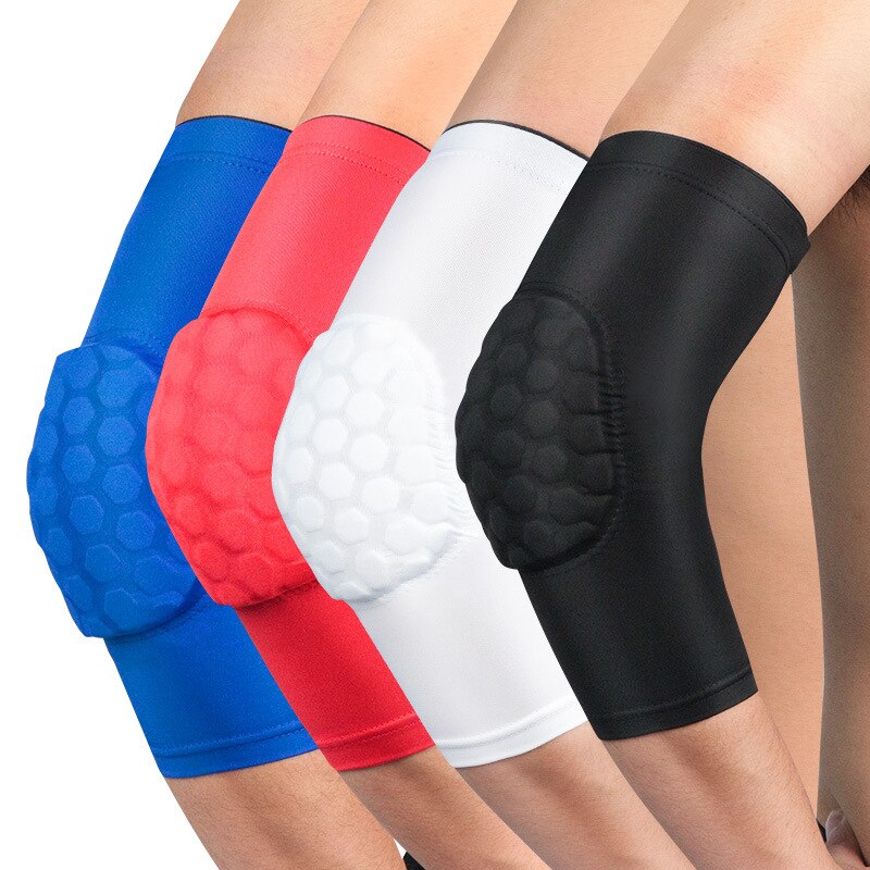 1PCS Elastic Basketball Elbow Pads Volleyball Arm Sleeve Crashproof Honeycomb Elbow Support Elbow Protector Guard Sport Safety Enfom Clothing