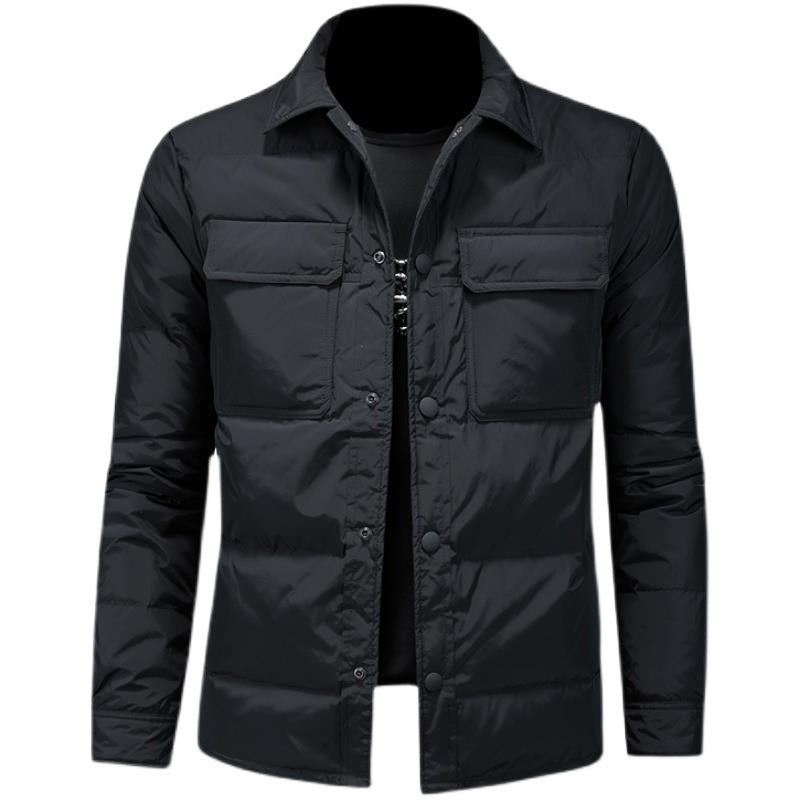 Winter Shirt Cotton-padded Coat For Men