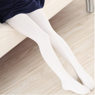 2021 Autumn Winter Girls Pants Toddler Girls Knitted Pantyhose Warm Baby Girls Tights Multi Colors Baby Girl Stocking For 2-10 Y Enfom Clothing