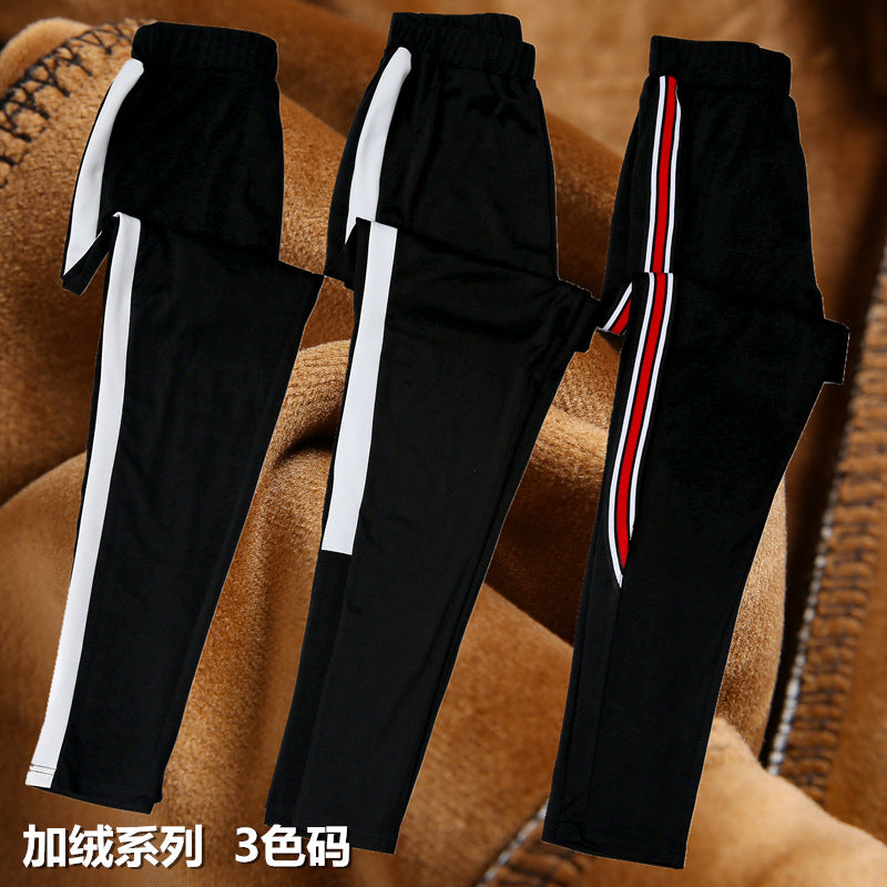 2021 autumn and winter new style, cashmere and thick sports trousers, women's casual pants Enfom Clothing