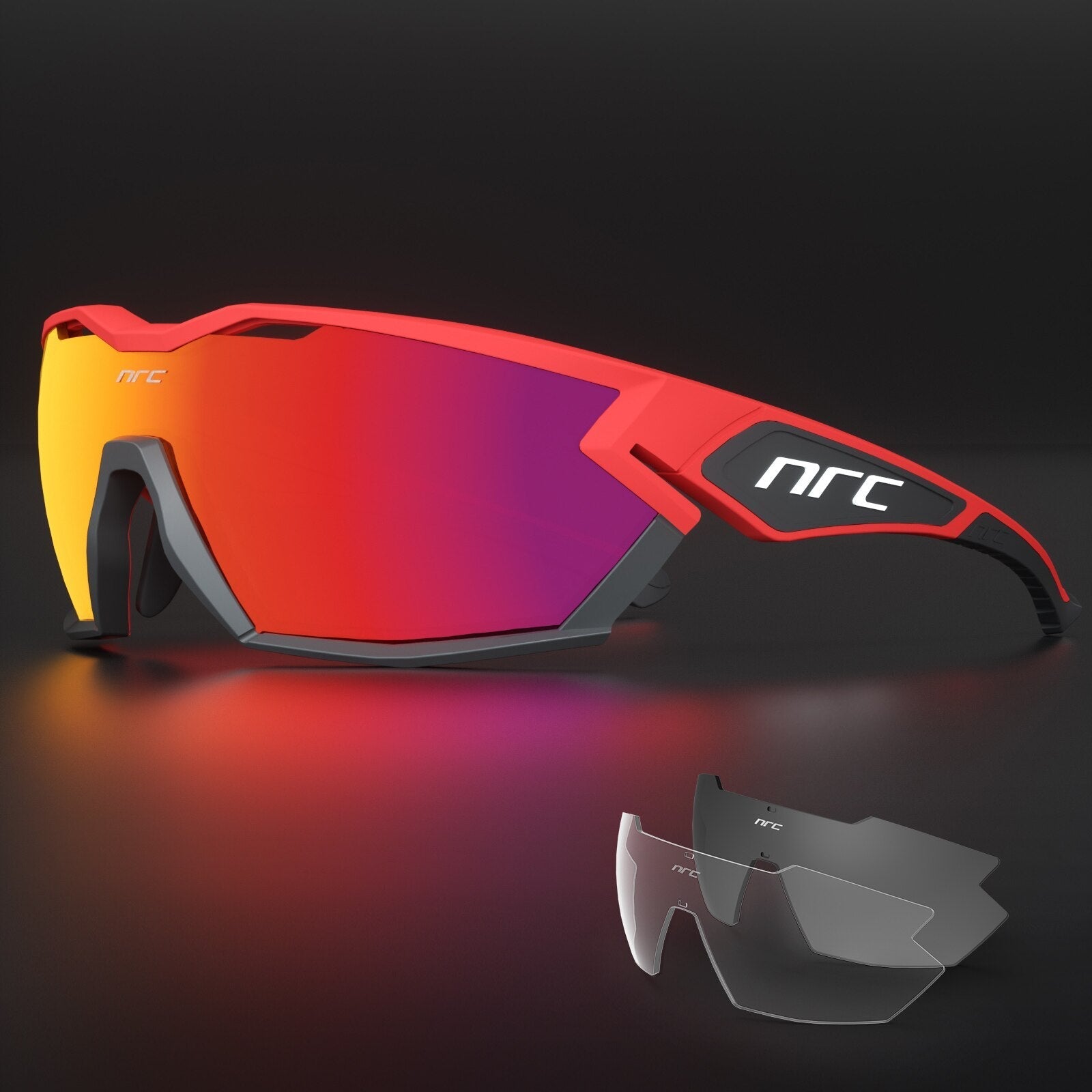 2023 NRC P-Ride Photochromic Cycling Glasses man Mountain Bike Bicycle Sport Cycling Sunglasses MTB Cycling Eyewear woman Enfom Clothing