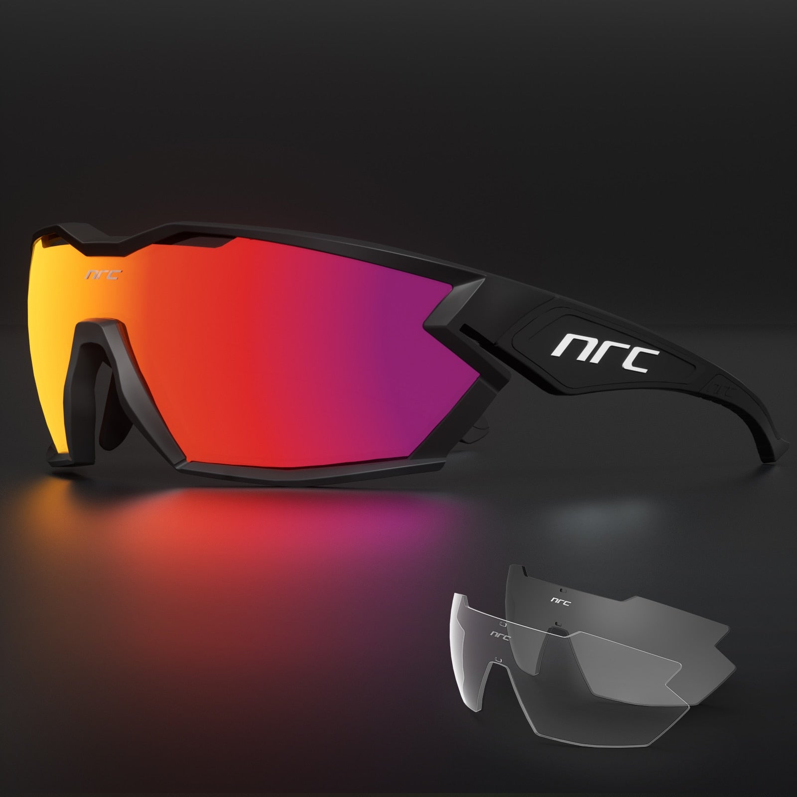 2023 NRC P-Ride Photochromic Cycling Glasses man Mountain Bike Bicycle Sport Cycling Sunglasses MTB Cycling Eyewear woman Enfom Clothing