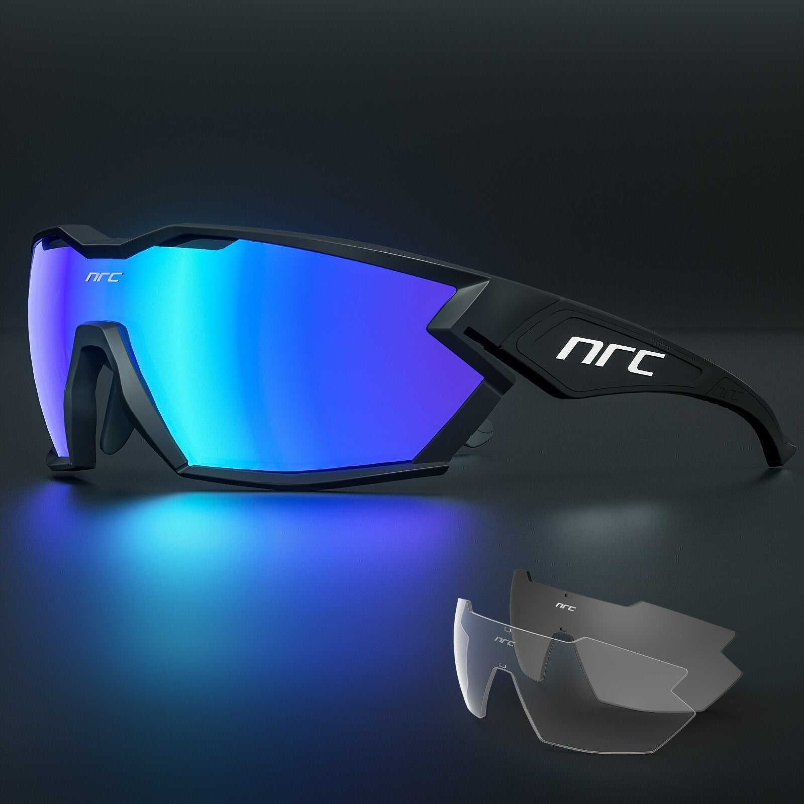 2023 NRC P-Ride Photochromic Cycling Glasses man Mountain Bike Bicycle Sport Cycling Sunglasses MTB Cycling Eyewear woman Enfom Clothing