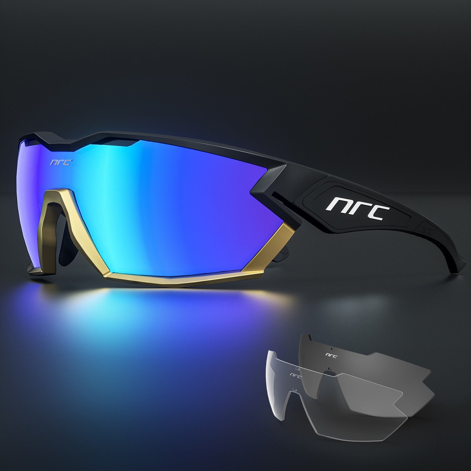 2023 NRC P-Ride Photochromic Cycling Glasses man Mountain Bike Bicycle Sport Cycling Sunglasses MTB Cycling Eyewear woman Enfom Clothing