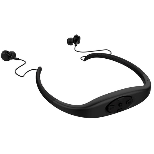 2in1 Bluetooth Wireless Earphone &MP3 Music Player 8G Headphone IPX8 Waterproof Swim Sport Neckband Stereo Headset with Mic Enfom Clothing