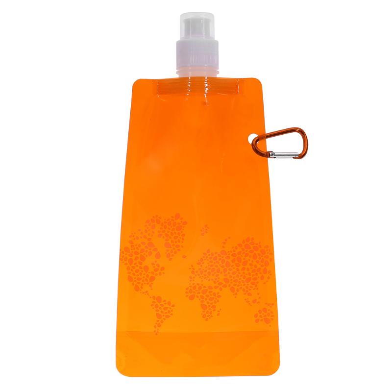 2pcs Portable Ultralight Foldable Water Bag Silicone Water Bottle Bag Outdoor Sport Supplies Hiking Camping Soft Flask Water Bag Enfom Clothing