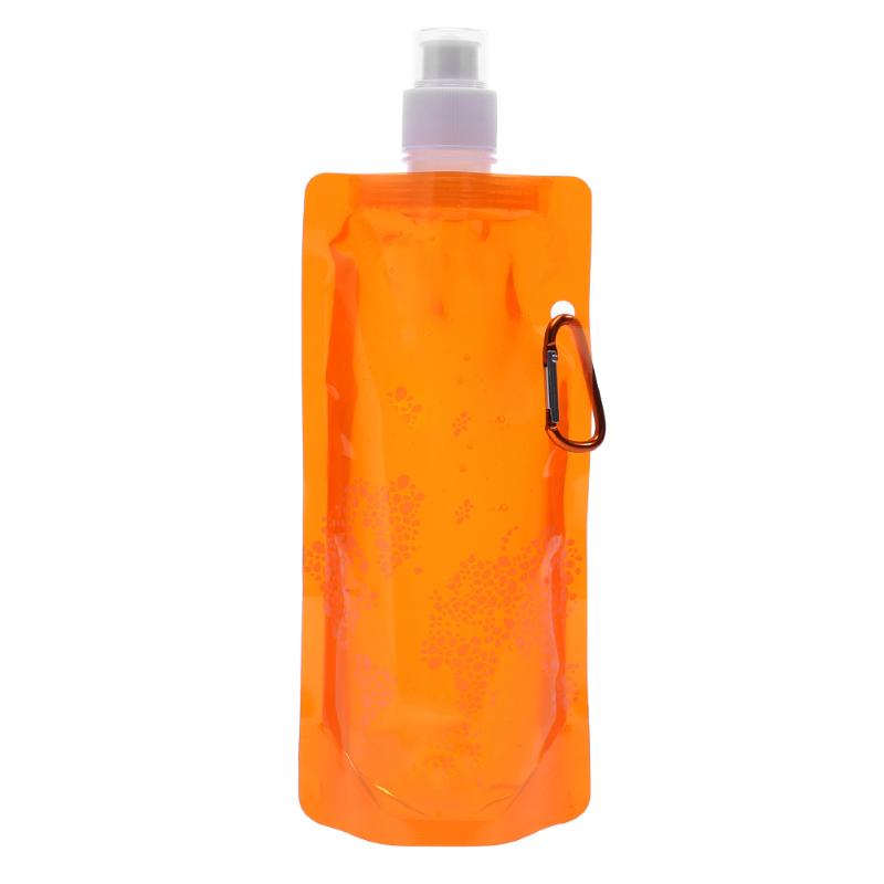 2pcs Portable Ultralight Foldable Water Bag Silicone Water Bottle Bag Outdoor Sport Supplies Hiking Camping Soft Flask Water Bag Enfom Clothing