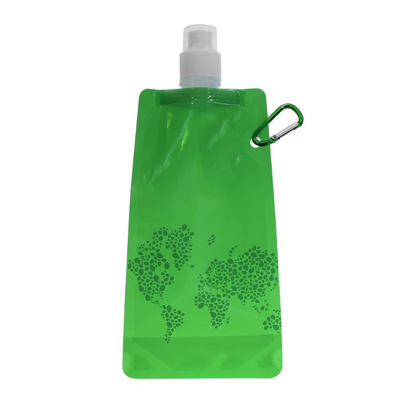 2pcs Portable Ultralight Foldable Water Bag Silicone Water Bottle Bag Outdoor Sport Supplies Hiking Camping Soft Flask Water Bag Enfom Clothing