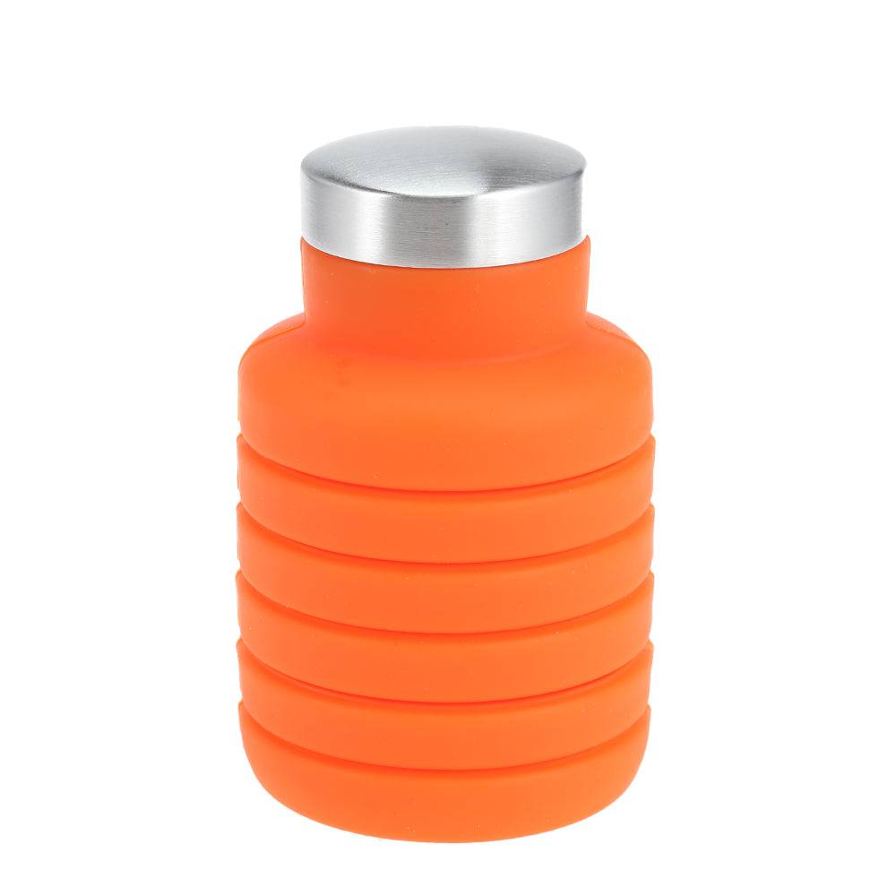 500ML Portable Silicone Water Bottle Retractable Folding Coffee Bottle Outdoor Travel Drinking Collapsible Sport Drink Kettle Enfom Clothing