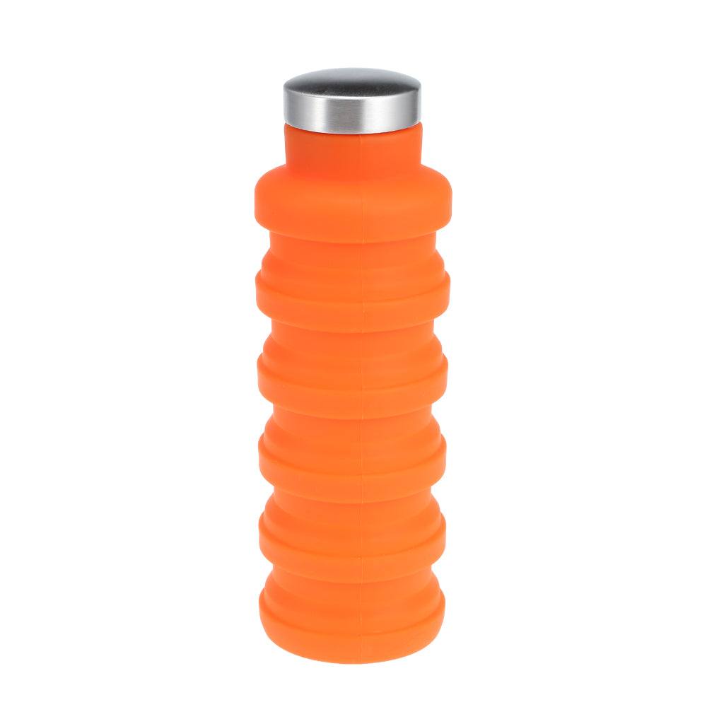 500ML Portable Silicone Water Bottle Retractable Folding Coffee Bottle Outdoor Travel Drinking Collapsible Sport Drink Kettle Enfom Clothing