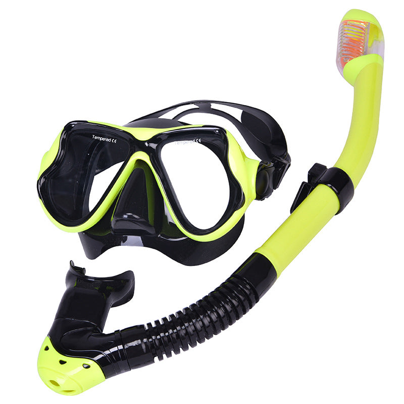 Adult Learning To Swim Equipment Diving Mask Snorkel Two-piece Suit Enfom Clothing