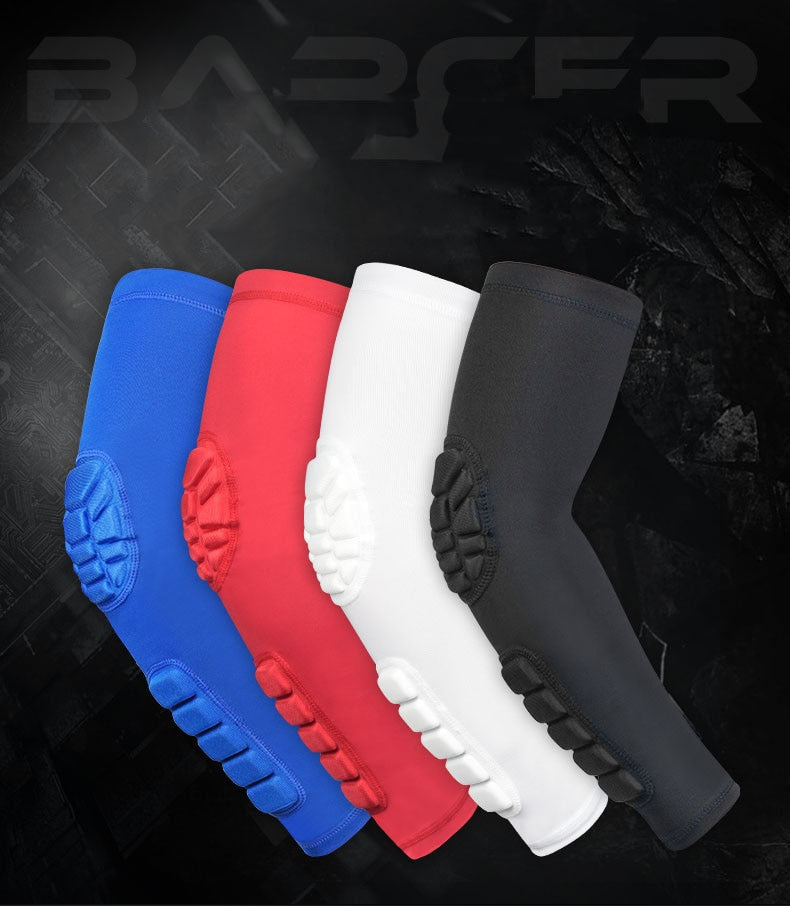 Arm Sleeve Armband Elbow Support Basketball Arm Sleeve Breathable Football Safety Sport Elbow Pad Brace Protector Enfom Clothing