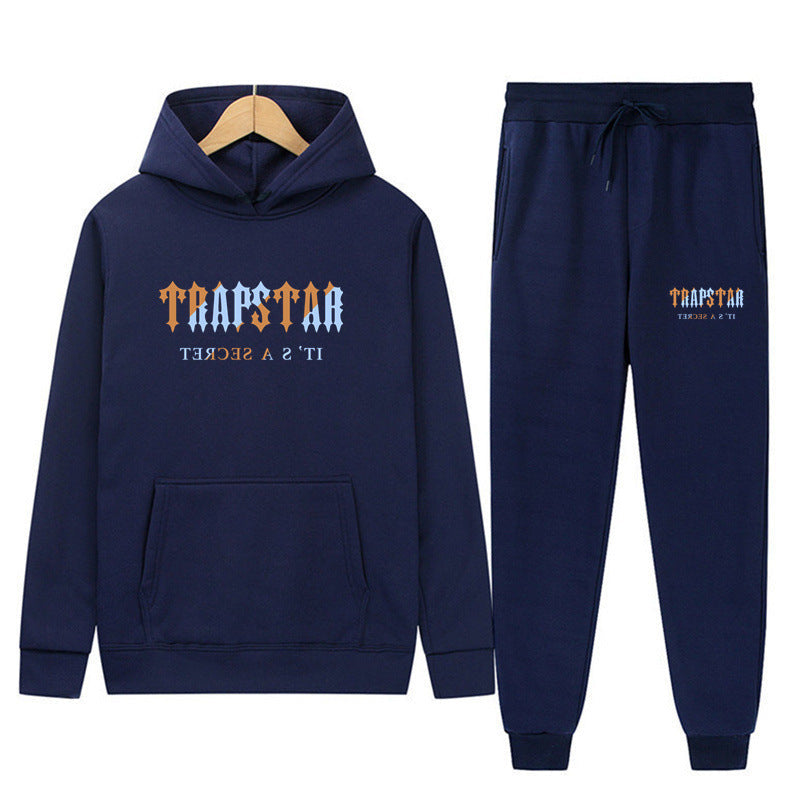 Autumn And Winter Men's And Women's Same Style Sweatershirt Sweatpants 2-piece Sports Suit Casual Sports Hoodie Printing Enfom Clothing