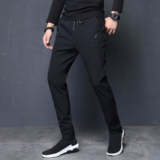 Autumn And Winter No Magnet Iron Iron Velvet Thick Sports And Leisure Trousers Enfom Clothing