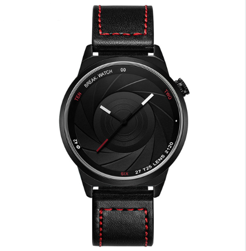 BREAK Photographer Series Unique Camera Style Stainless Strap Men Women Casual Fashion Sport Quartz Modern Gift Wrist Watches Enfom Clothing