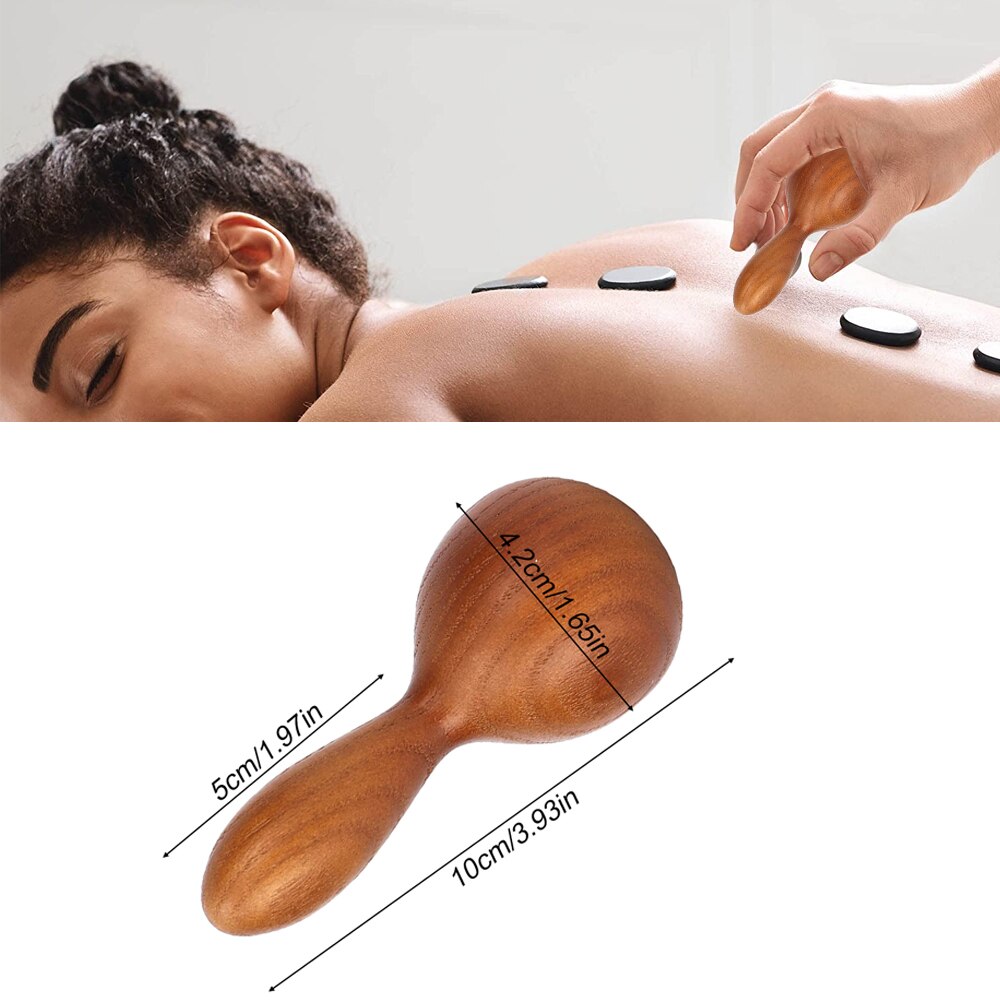 BYEPAIN Wooden Exercise Roller Sport Injury Gym Body Leg Trigger Point Muscle Roller Sticks Massager Health Care Enfom Clothing