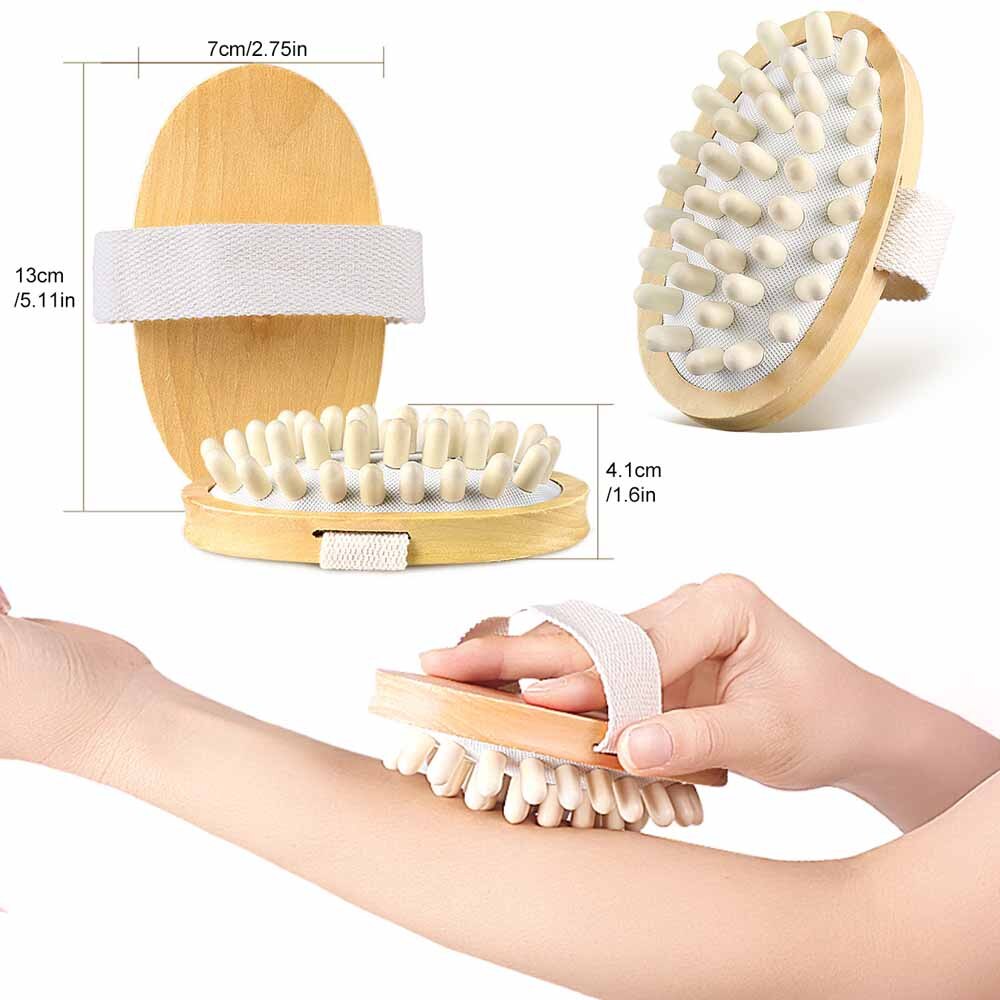 BYEPAIN Wooden Exercise Roller Sport Injury Gym Body Leg Trigger Point Muscle Roller Sticks Massager Health Care Enfom Clothing