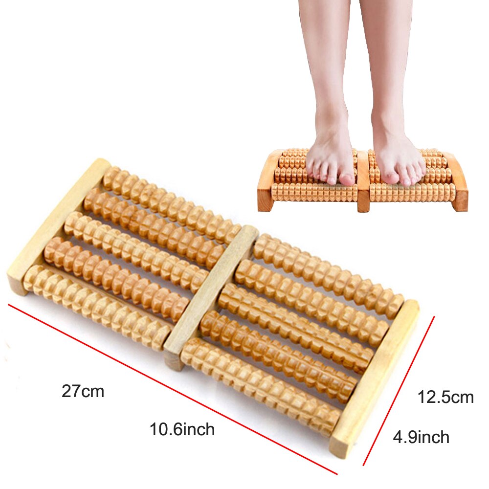 BYEPAIN Wooden Exercise Roller Sport Injury Gym Body Leg Trigger Point Muscle Roller Sticks Massager Health Care Enfom Clothing