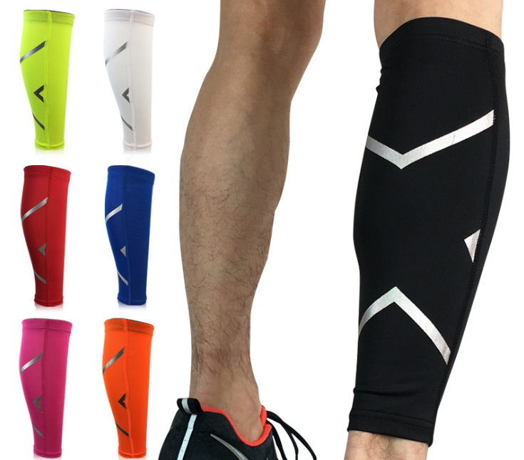 Basketball Football Compression Leg Sleeve Calf Support High Elastic Running Legs Warmers Shin Guard Cycling Leg Warmers Enfom Clothing