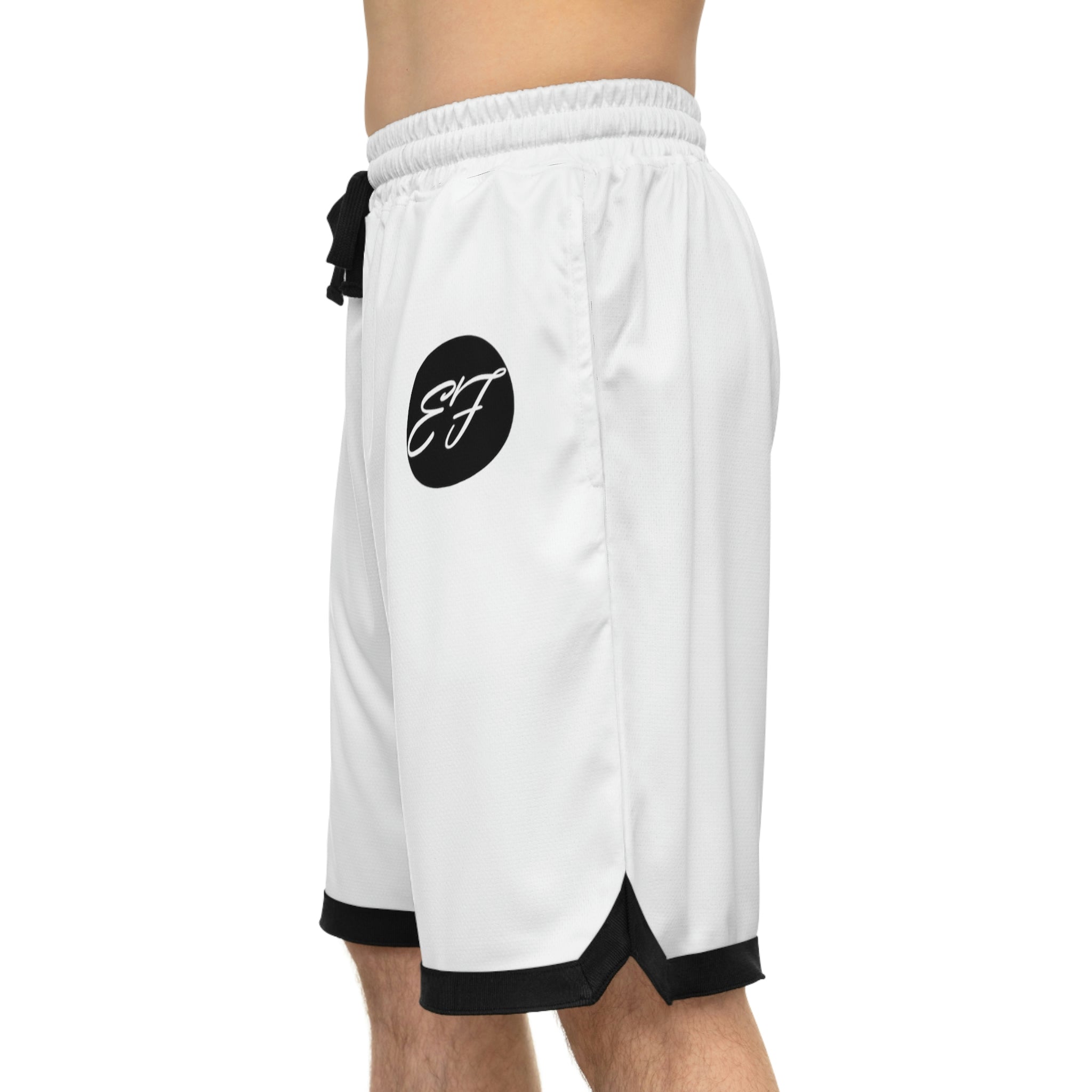 Basketball Rib Shorts (AOP) Enfom Clothing