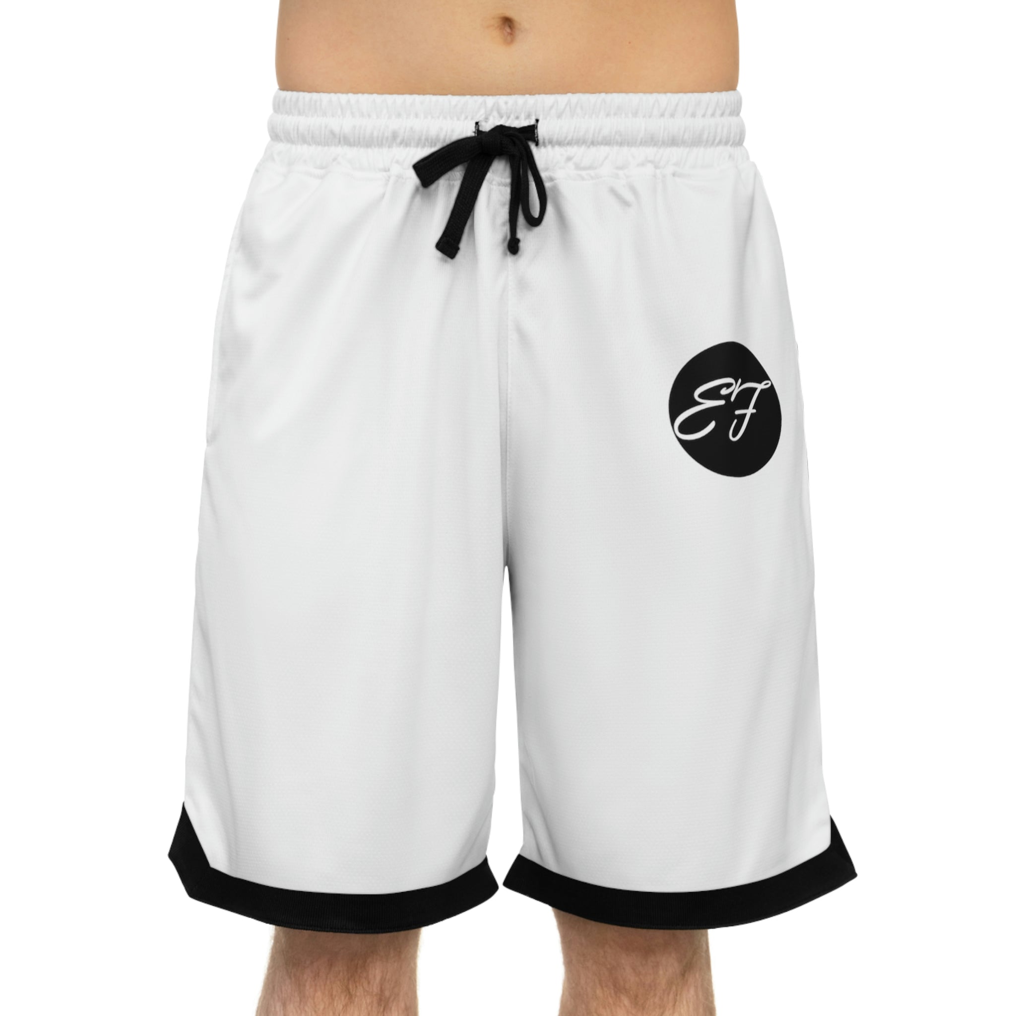 Basketball Rib Shorts (AOP) Enfom Clothing