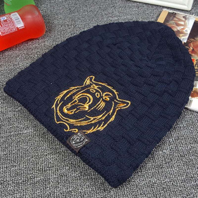 Beanies Knit Hat Men Winter Hats For Men 2018 Brand Bonnet Skullies Winter Men's Hat Fur Warm Caps Skull Mask Balaclava Wolf Cap Enfom Clothing