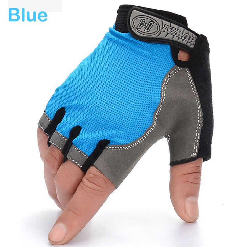 Bicycle Anti Slip Cycling Half Gloves Summer Breathable Soft Finger Outdoor Washable Sport Fitness motorcycle Training Men Women Enfom Clothing