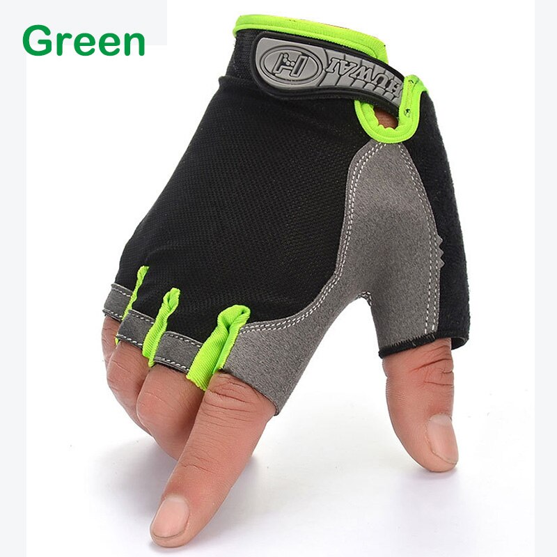 Bicycle Anti Slip Cycling Half Gloves Summer Breathable Soft Finger Outdoor Washable Sport Fitness motorcycle Training Men Women Enfom Clothing