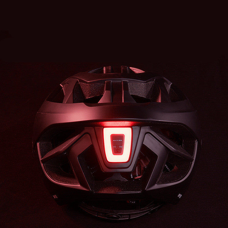 Bicycle Helmet LED Light Rechargeable Intergrally-molded Cycling Helmet Mountain Road Bike Helmet Sport Safe Hat Enfom Clothing