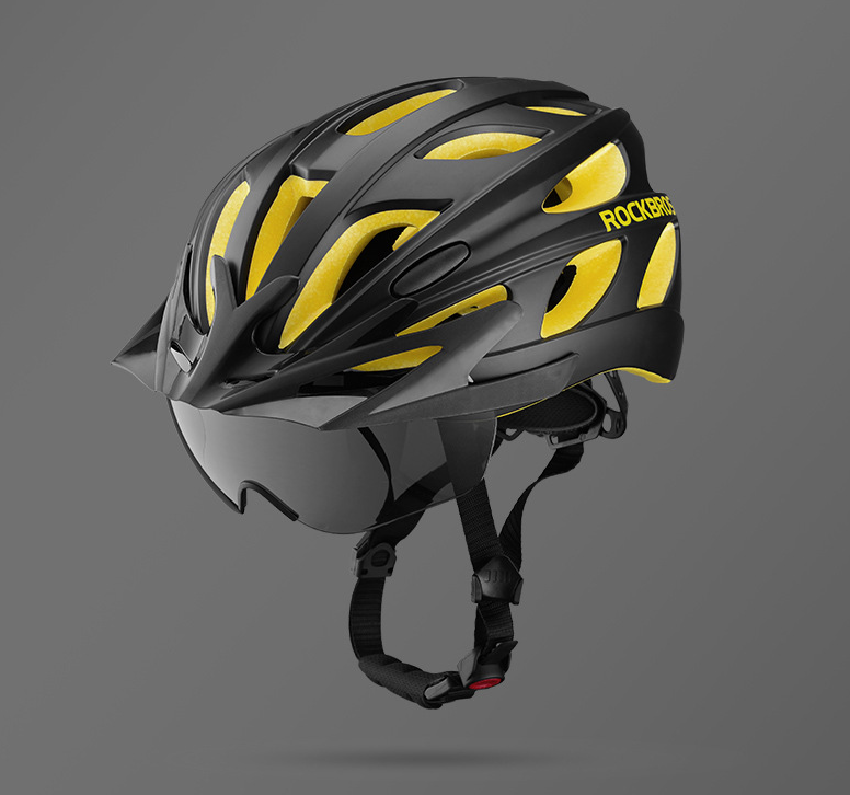 Bicycle with goggles helmet Enfom Clothing