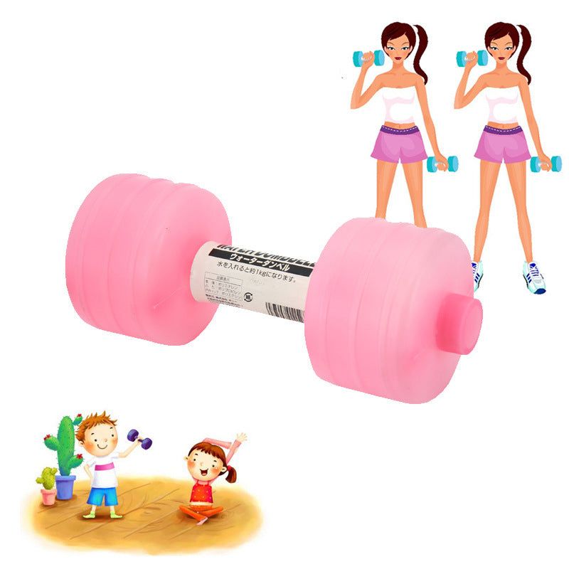 Body Building Water Dumbbell Weight Dumbbells Slimming Fitness Gym Equipment Yoga for Training Sport Plastic Bottle Exercise Enfom Clothing