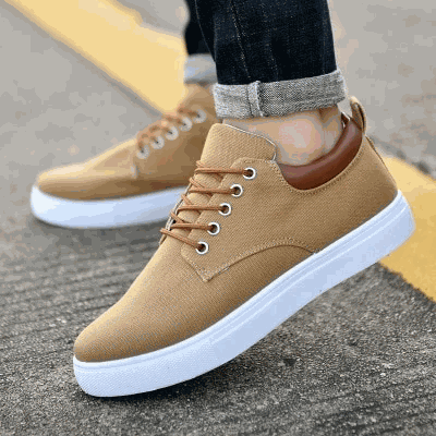 Breathable mens casual canvas sport shoes Enfom Clothing