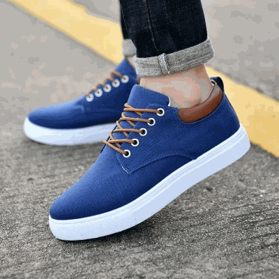 Breathable mens casual canvas sport shoes Enfom Clothing