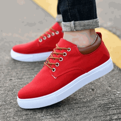 Breathable mens casual canvas sport shoes Enfom Clothing