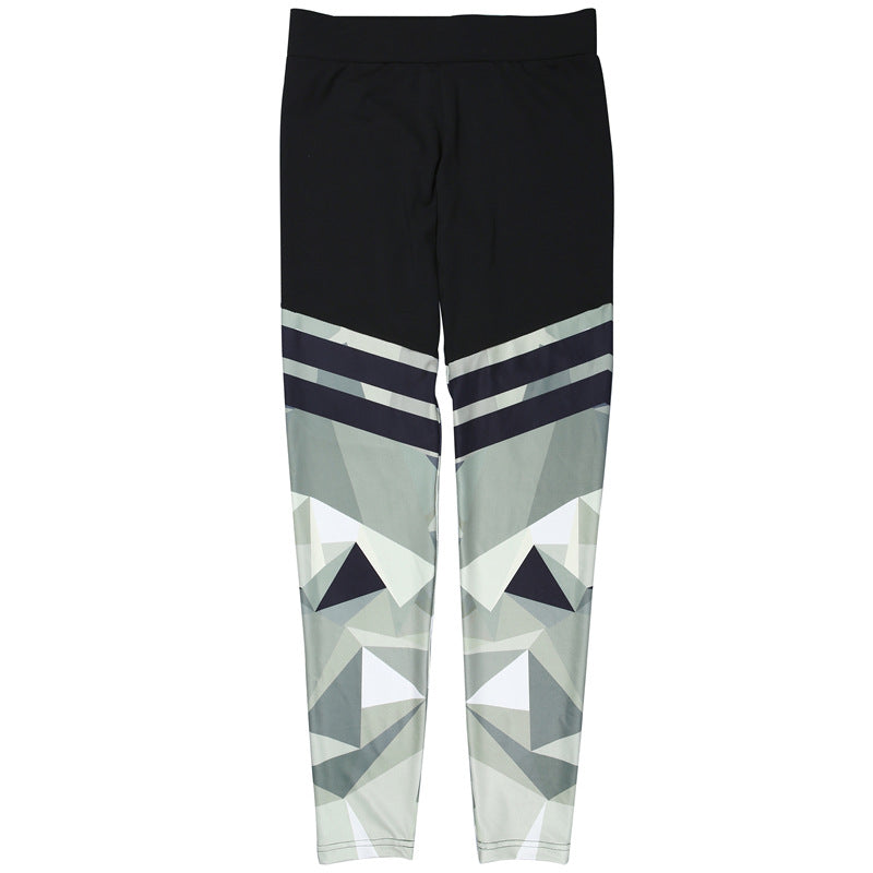 Camouflage printed stitching yoga pants Enfom Clothing