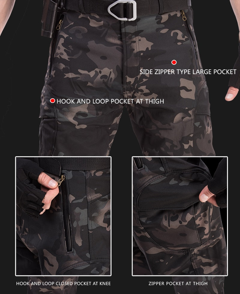 Cargo Pants Airsoft Military Men Clothing Camouflage Trousers Casual Multi-pocket Army Men Work Pants Combat Mens Military New Enfom Clothing