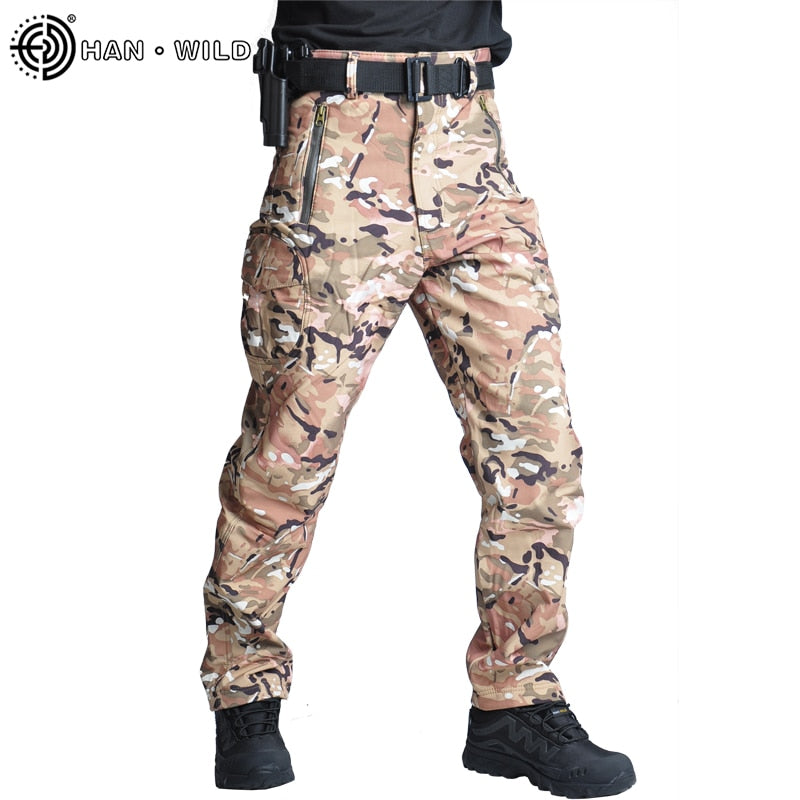 Cargo Pants Airsoft Military Men Clothing Camouflage Trousers Casual Multi-pocket Army Men Work Pants Combat Mens Military New Enfom Clothing