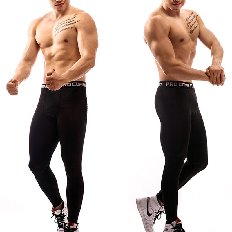 Compression Pants Mens Gym Leggings Sport Training Pants Men Running Tights Trousers Men Sportswear Dry Quick Fit Jogging Pants Enfom Clothing