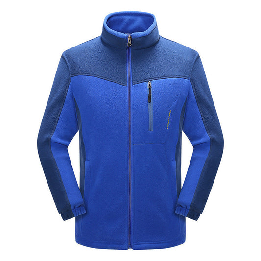 Cross-border Sources Of New Polar Fleece Warm Fleece Couple Cardigan Contrast Enfom Clothing