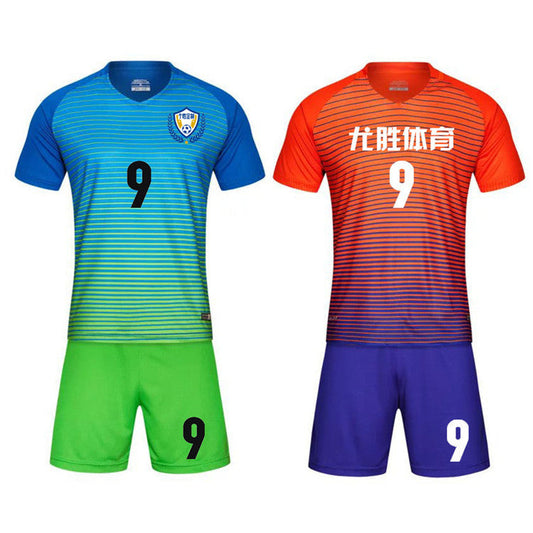 Custom men's short sleeve football suit, breathable speed, team match, training suit, personality customization, DIY group purchase Enfom Clothing