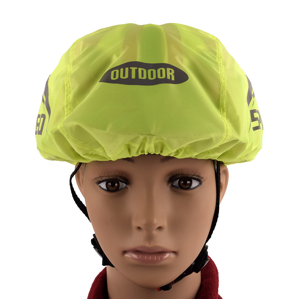 Cycling Helmet Cover Helmet Rain Cover Helmet Waterproof Cover Reflective Safety Helmet Cover Enfom Clothing