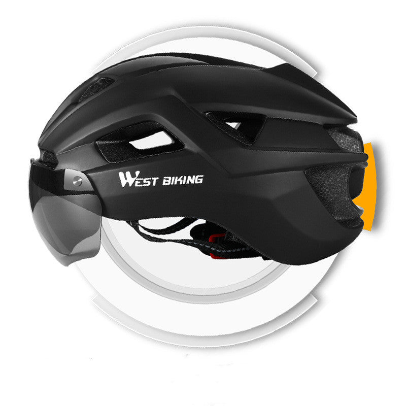 Cycling Helmet Integrated With Goggles Helmet Mountain Road Bike Helmet Equipment Enfom Clothing