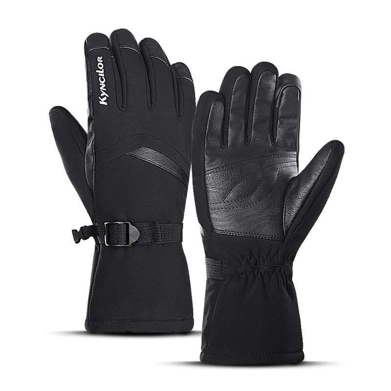 Cycling Men's Thickened Ski Gloves Sport Windproof Enfom Clothing