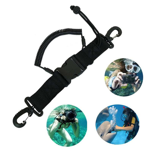 Diving Equipment Double Hook Spring Wire Rope Enfom Clothing