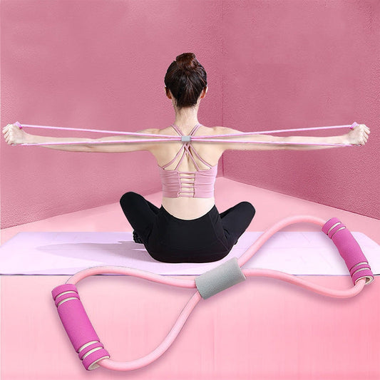 Eight-Shaped Elastic Rope Stretch Belt Exercise Arm Fitness Equipment Enfom Clothing